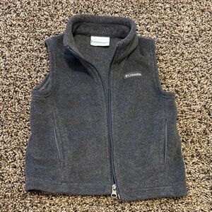 Columbia Charcoal Fleece Vest